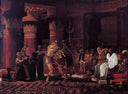 Pastimes in Ancient Egyupe 3 000 Years Ago by Sir Lawrence Alma-Tadema — hand-painted cultural oil painting reproduction on canvas