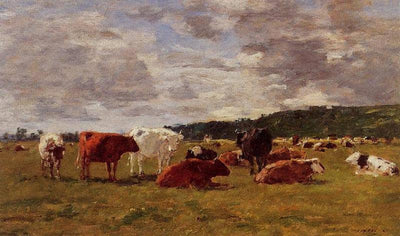 Pasture at Deauville in study