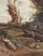 Pasture with two sleeping Shepherdesses in dining room