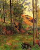 Path down to the Aven by Paul Gauguin — rural oil painting wall art, Post Impressionism