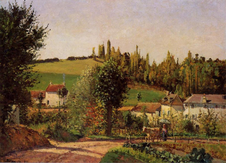 Path of Hermitage at Pontoise - Camille Pissarro