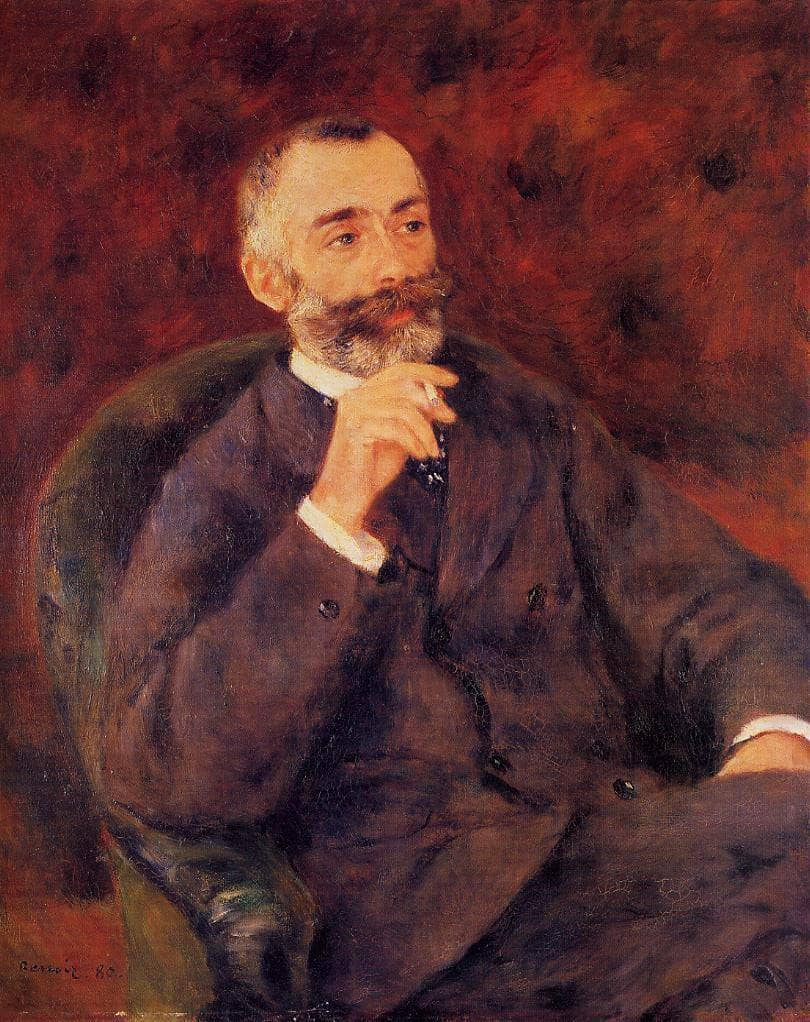 Paul Berard by Pierre-Auguste Renoir — hand-painted portrait oil painting reproduction on canvas