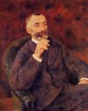 Paul Berard by Pierre-Auguste Renoir — male oil painting wall art, Impressionism