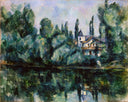 The Banks of the Marne by Paul Cezanne — hand-painted botanical oil painting reproduction on canvas