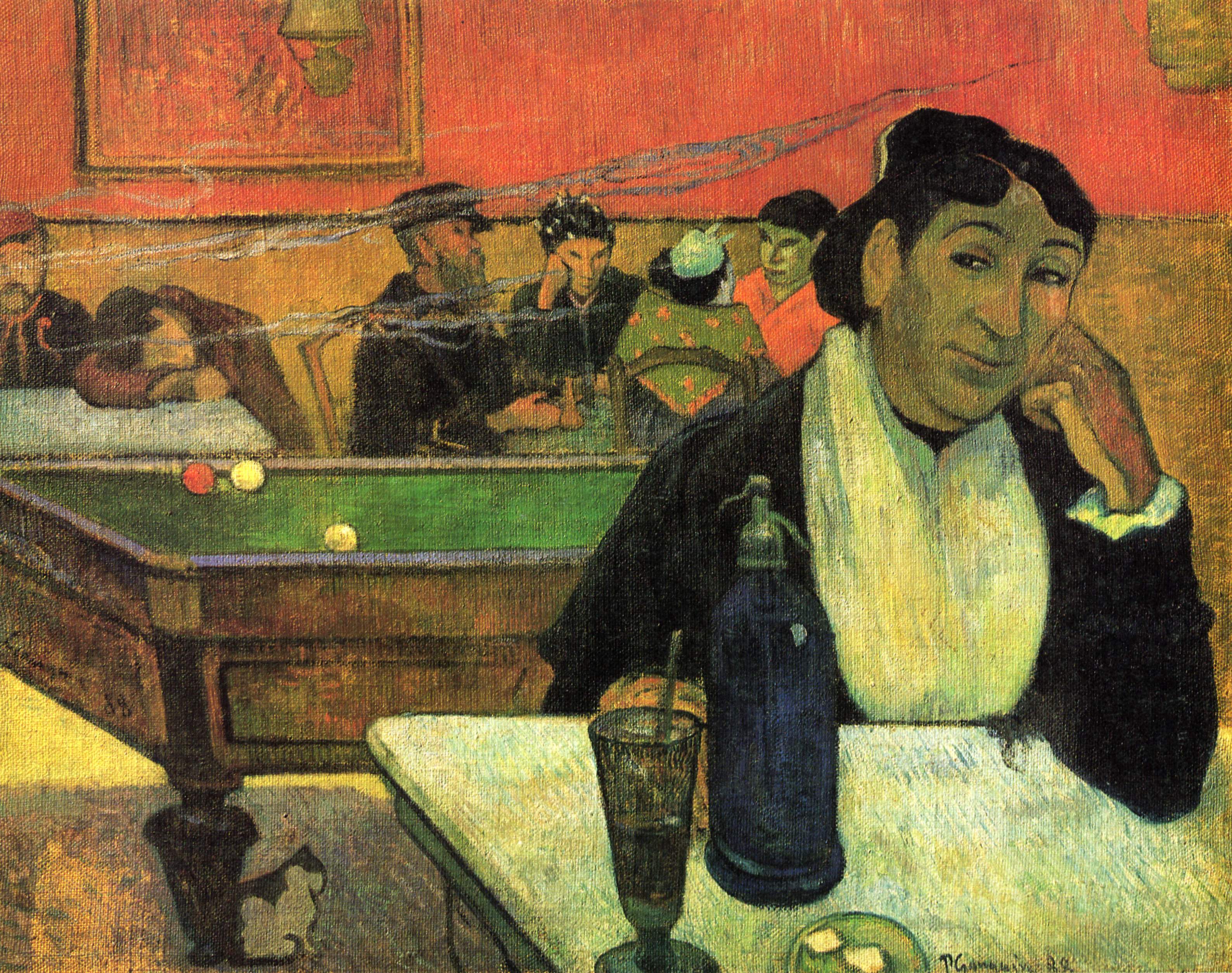 Night café, Arles - Paul Gauguin