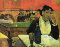Night café, Arles by Paul Gauguin — hand-painted portrait oil painting reproduction on canvas