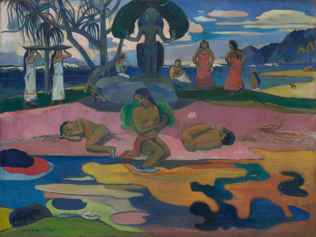 Day of the Gods by Paul Gauguin — hand-painted abstract oil painting reproduction on canvas