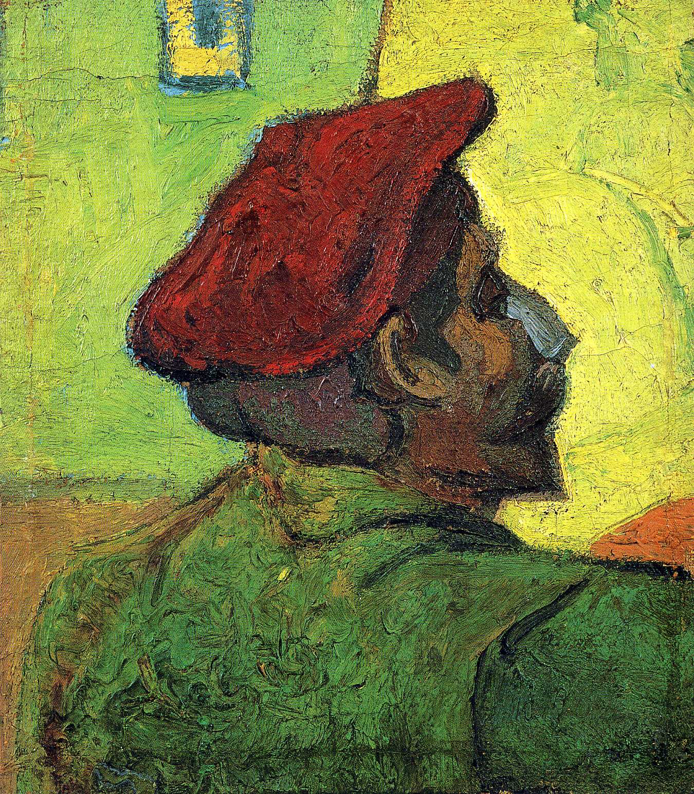 Paul Gauguin (Man in a Red Beret) - Vincent van Gogh