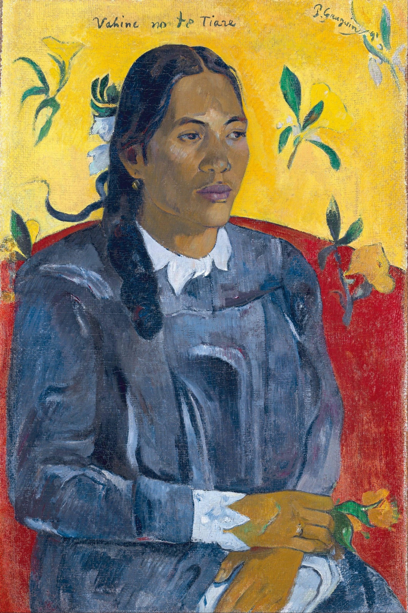 Woman with a Flower
