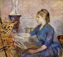 Paule Gobillard by Berthe Morisot — vintage oil painting wall art, Impressionism