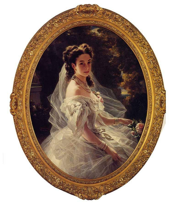 Pauline Sandor, Princess Metternich by Franz Xaver Winterhalter — hand-painted portrait oil painting reproduction on canvas