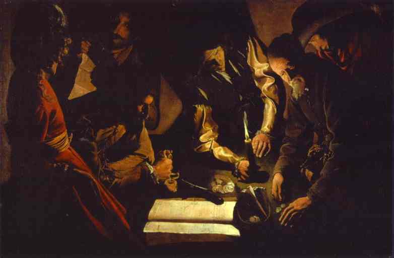 Payment of Taxes by Georges de la Tour — hand-painted cultural oil painting reproduction on canvas