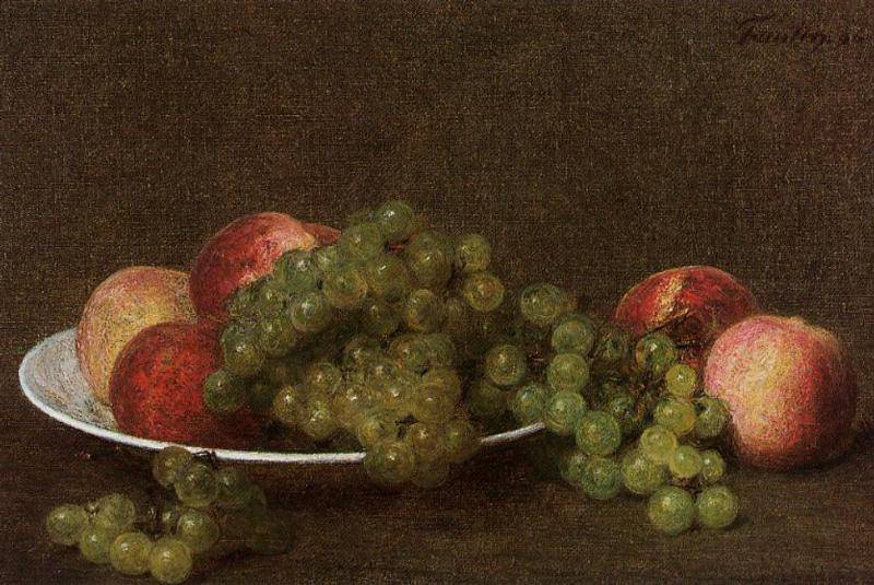 Peaches and Grapes - Henri Fantin-Latour