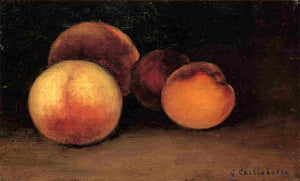 Peaches, Nectarines and Apricots - Gustave Caillebotte