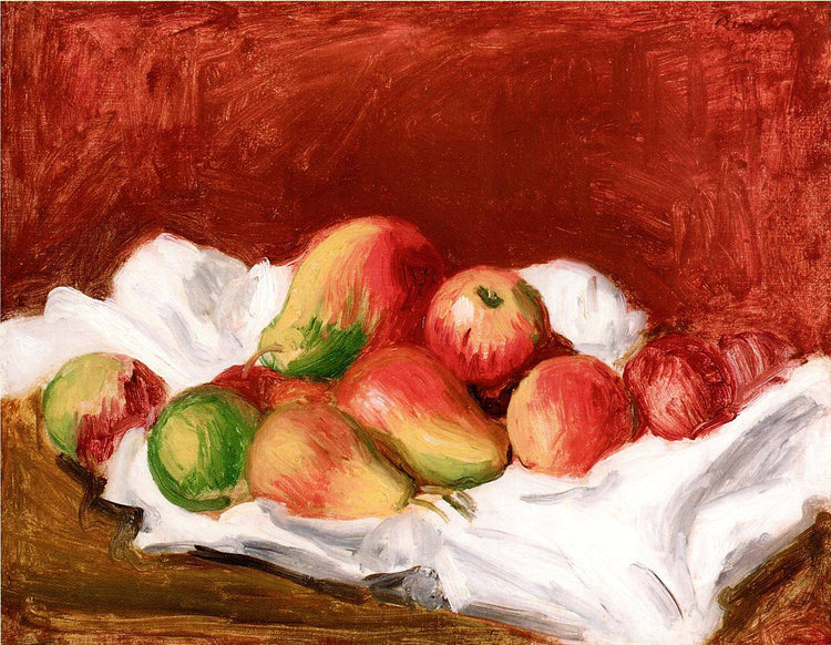 Pears and Apples - Pierre-Auguste Renoir