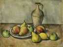 Pears, Peaches, and Pitcher by Arshile Gorky — hand-painted photography oil painting reproduction on canvas