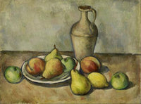 Pears, Peaches, and Pitcher by Arshile Gorky — hand-painted photography oil painting reproduction on canvas