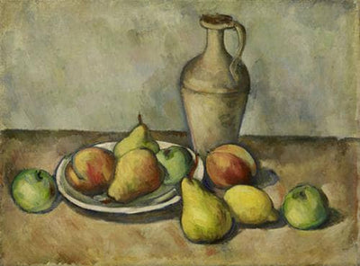 Pears, Peaches, and Pitcher in apartment