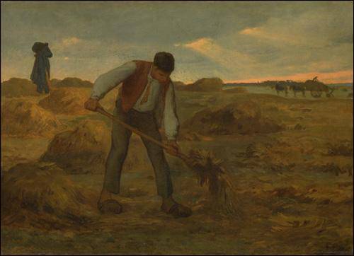 Peasant Spreading Manure - Jean-Francois Millet