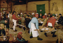 Peasant Wedding by Pieter Bruegel the Elder — religion oil painting wall art, Northern Renaissance