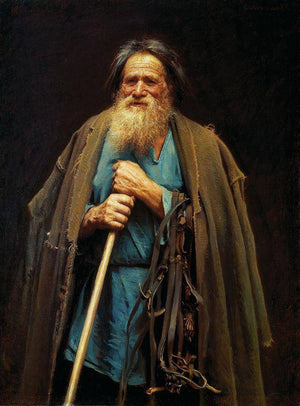 Peasant with a bridle - Ivan Kramskoy