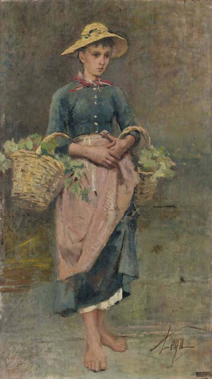 Peasant woman near Florence - Silvestro Lega