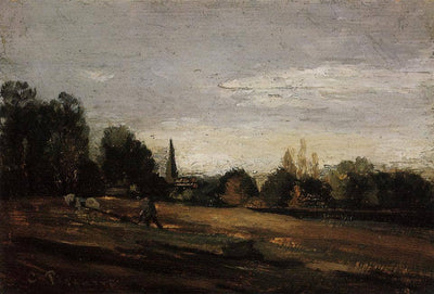 Peasant Working in the Fields in dining room