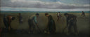 Peasants planting potatoes by Vincent van Gogh, field oil painting wall art, Realism