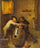 Peasants Quarrelling in an Interior in modern living room