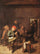 Peasants Smoking And Drinking in entryway