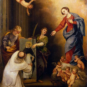 Appearance of Virgin to a Dominican Monk in Soriano