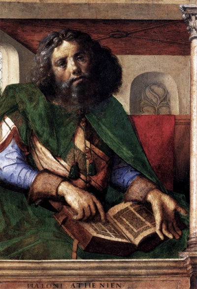 Plato by Justus van Gent — oil painting reproduction