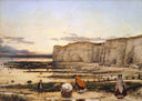 Pegwell Bay, Kent - a Recollection of October 5th 1858 by William Dyce — hand-painted landscape oil painting reproduction on canvas