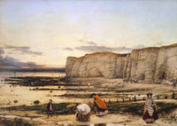 Pegwell Bay, Kent - a Recollection of October 5th 1858 by William Dyce — hand-painted landscape oil painting reproduction on canvas