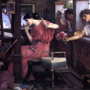 Penelope and the Suitors by John William Waterhouse — Oil Painting Reproduction