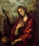 Penitent Magdalene by El Greco — religion oil painting wall art, Mannerism Late Renaissance