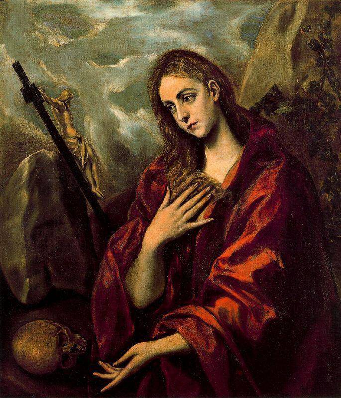 Penitent Magdalene - El Greco