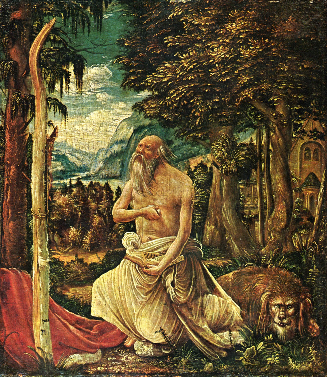Penitent St. Jerome by Albrecht Altdorfer — hand-painted cultural oil painting reproduction on canvas