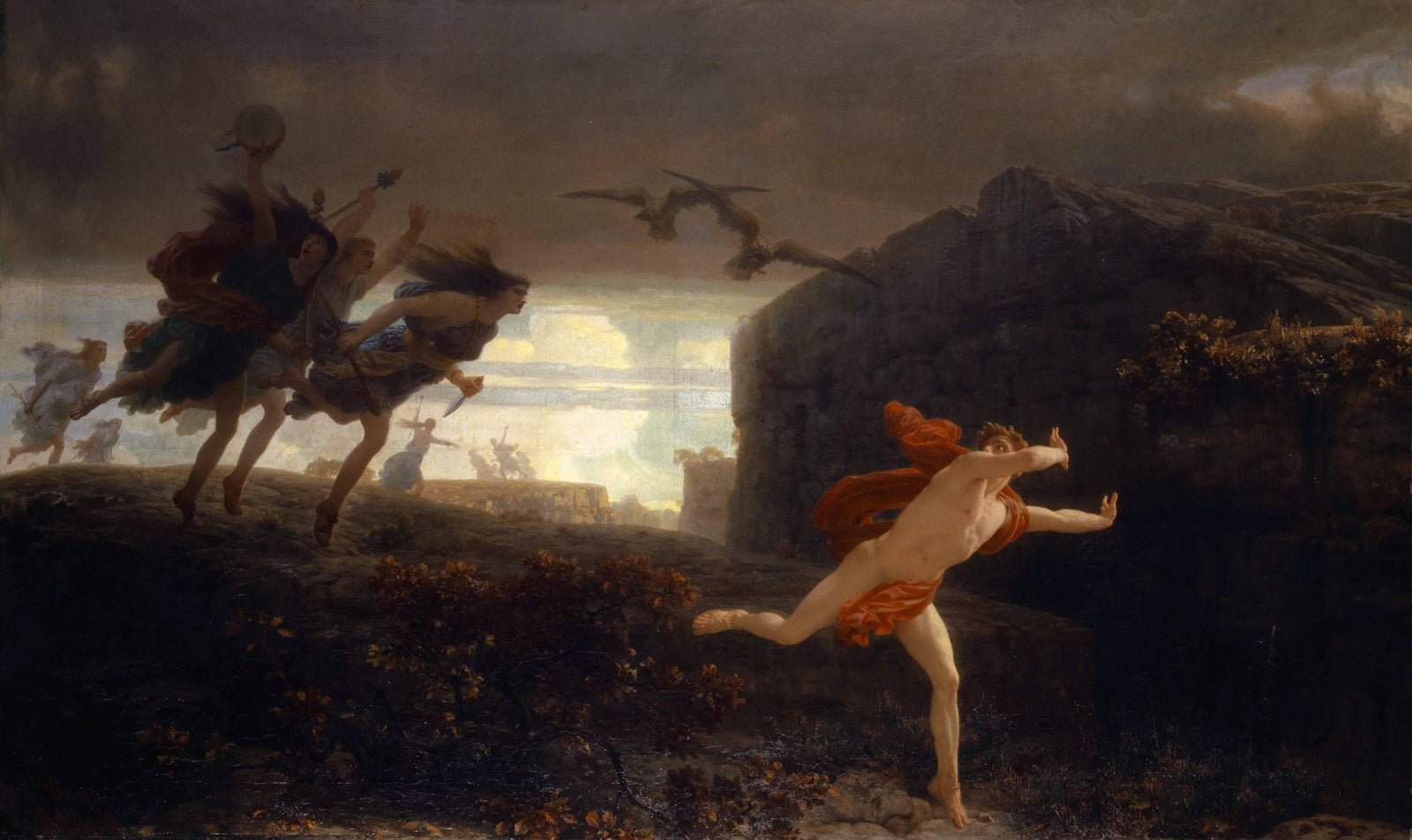 Pentheus Pursued by the Maenads