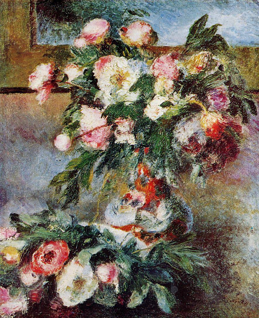 Peonies - Pierre-Auguste Renoir