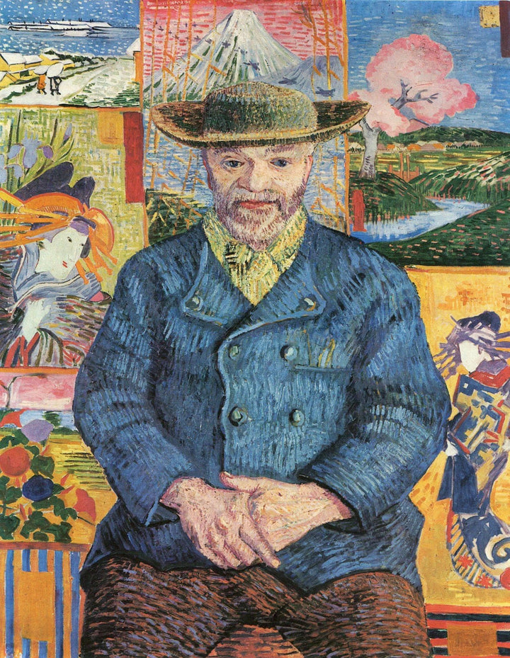 Père Tanguy by Vincent van Gogh — hand-painted portrait oil painting reproduction on canvas