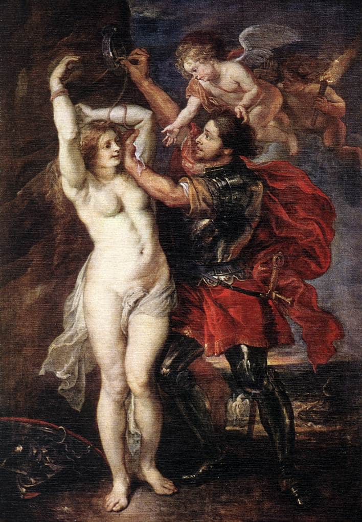 Perseus and Andromeda by Peter Paul Rubens — hand-painted cultural oil painting reproduction on canvas