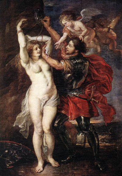 Perseus and Andromeda in dining room