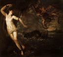 Perseus and Andromeda by Titian — fantasy oil painting wall art, Mannerism Late Renaissance