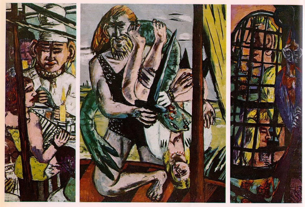 Perseus by Max Beckmann — hand-painted abstract oil painting reproduction on canvas