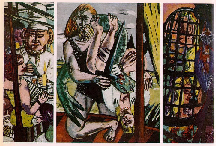 Perseus by Max Beckmann — hand-painted abstract oil painting reproduction on canvas