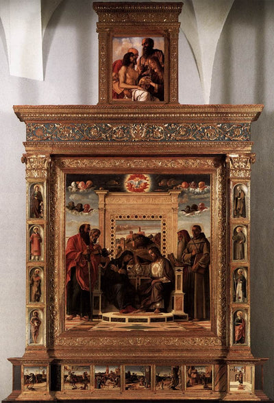 Pesaro Altarpiece in dining room