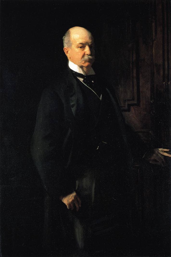Peter A. B. Widener by John Singer Sargent — hand-painted portrait oil painting reproduction on canvas