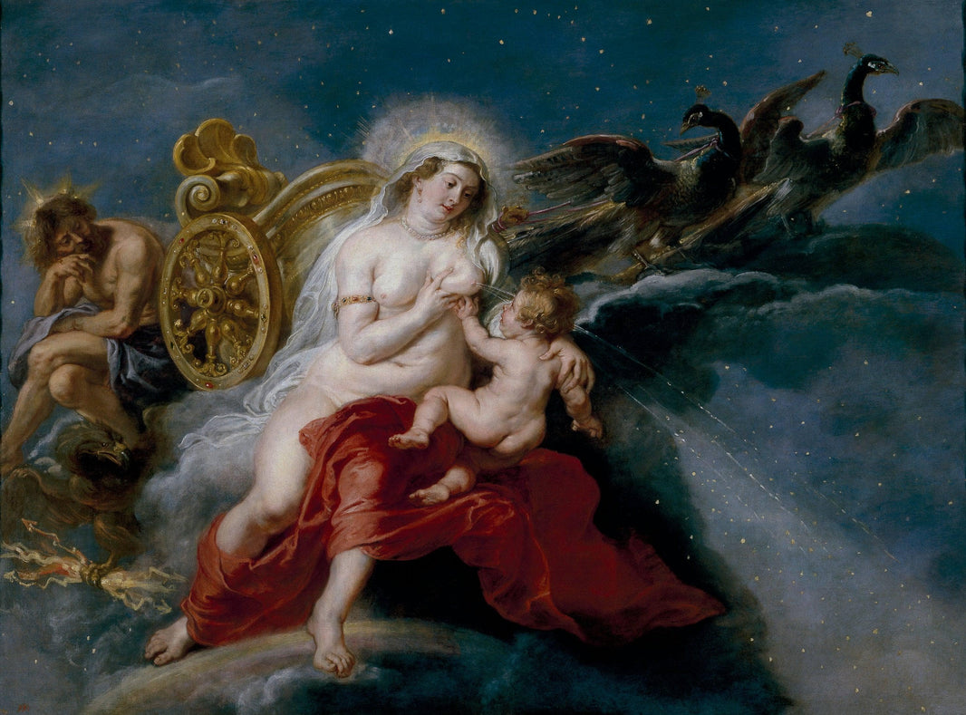 The Origin of the Milky Way by Peter Paul Rubens — hand-painted cultural oil painting reproduction on canvas