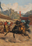 Peter the Great and the Bordeaux Challenge by Ramón Tusquets y Maignon — hand-painted architectural oil painting reproduction on canvas